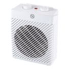 Nilaveli 2000W Electric Portable Fan Heater White