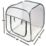 Apollo LDPE Pop Up Garden Cloche for Raised Beds 980mm x 980mm x 1000mm