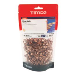 Timco Clout Nails Self-Finish Copper 2.65mm x 30mm 1kg Pack
