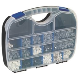 Vimark Cable Clips Selection Box 1.5 7mm 800 Pieces Screwfix