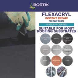 Bostik Flexacryl Roof Repair Compound Black 5kg