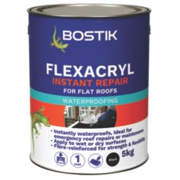 Bostik Flexacryl Roof Repair Compound Black 5kg