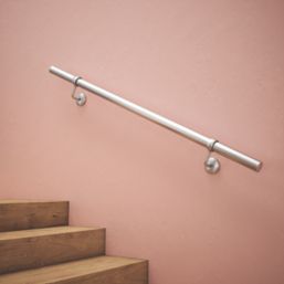 Rothley  Steel Handrail Kit Brushed Silver 1200mm