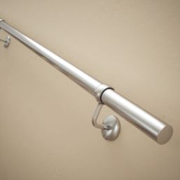 Rothley  Steel Handrail Kit Brushed Silver 1200mm