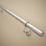 Rothley  Steel Handrail Kit Brushed Silver 1200mm