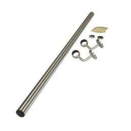 Rothley  Steel Handrail Kit Brushed Silver 1200mm