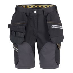 Site Kilani Womens Shorts Black/Grey Size 16