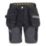 Site Kilani Womens Shorts Black/Grey Size 16