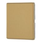 Contactum Lyric 1-Gang Blanking Plate Brushed Brass