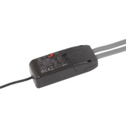 Collingwood H2 Deco Black Reflector Fixed  Fire Rated LED Residential Downlight Wattage & Colour Switchable White 6.5-10W 550 - 1000lm