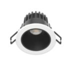 Collingwood H2 Deco Black Reflector Fixed  Fire Rated LED Residential Downlight Wattage & Colour Switchable White 6.5-10W 550 - 1000lm