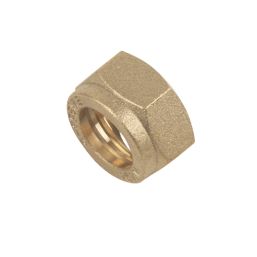 Flomasta  Brass Compression Cap Nut 15mm