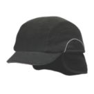 JSP Winter HardCap A1+ Bump Cap - 5cm Peak Black One Size