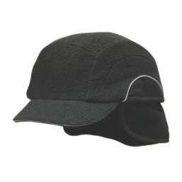 JSP Winter HardCap A1+ Bump Cap - 5cm Peak Black One Size