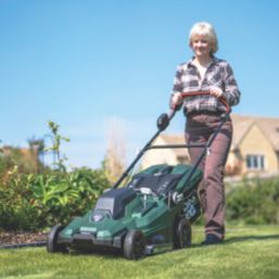 Webb Eco X-Series 40V 2 x 4.0Ah Li-Ion  Brushless Cordless 43cm Rotary Lawn Mower