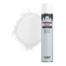 Fortress Trade 750ml White Matt Survey Marking Spray Paint