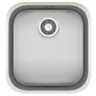 Franke Lucca 1 Bowl  Brushed Stainless Steel Kitchen Sink 494mm x 464mm