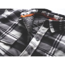 Scruffs  Padded Checked Shirt Black/White/Grey Large 44" Chest