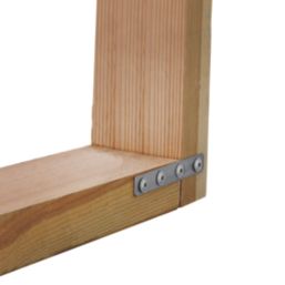 Magnodur Mending Plates Silver 100mm x 15mm x 2mm 10 Pack