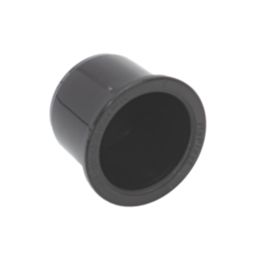 FloPlast Push-Fit Socket Plug Black 32mm