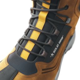 Solid Gear Adapt Size 7  Brown Water-Resistant  Safety Boots