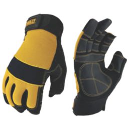 DEWALT Performance 3-Finger Framer Gloves Black / Yellow Medium