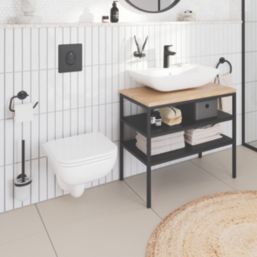 Grohe QuickFix Start  Toilet Roll Holder Matt Black