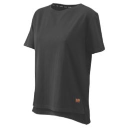Scruffs Trade Short Sleeve Womens Work T-Shirt Black Size 12