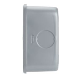 Contactum  13A Unswitched Metal Clad Fused Spur   with White Inserts