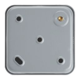 Contactum  13A Unswitched Metal Clad Fused Spur   with White Inserts