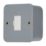 Contactum  13A Unswitched Metal Clad Fused Spur   with White Inserts