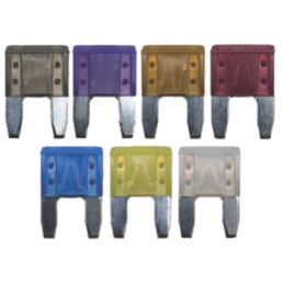 Pearl Consumables Assorted Mini Blade Auto Fuses 2-25A 7 Pieces