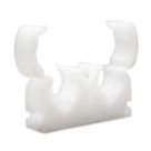 Talon  22mm Double Hinged Clips White 50 Pack