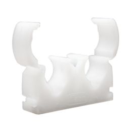 Talon  22mm Double Hinged Clips White 50 Pack