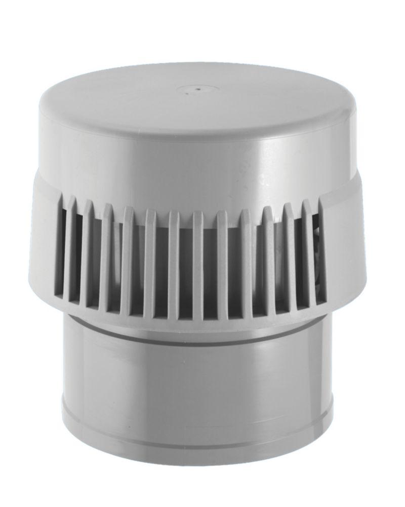 McAlpine Solvent Weld Air Admittance Valve Grey 110mm Screwfix