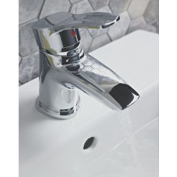 Bristan Capri Chrome 129mm Cloakroom Lever Mono Basin Mixer Tap  With Pop-Up Waste
