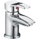 Bristan Capri Chrome 129mm Cloakroom Lever Mono Basin Mixer Tap  With Pop-Up Waste