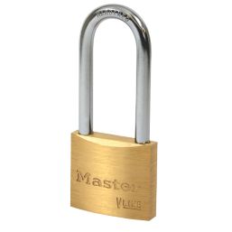 Master Lock 4140LH V Line Keyed Alike  Long Shackle  Padlock  40mm