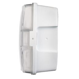 4lite  Indoor & Outdoor Maintained or Non-Maintained Emergency Rectangular LED Bulkhead White 2.5W 199lm
