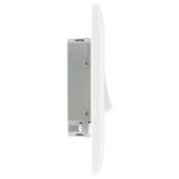 British General 800 Series 20A 16AX 2-Gang 2-Way Light Switch  White