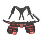 Milwaukee Contractor Rig Work Belt 30-53" Black/Red