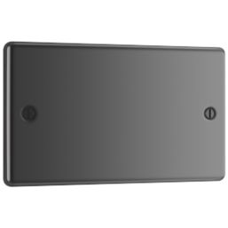 LAP  2-Gang Blanking Plate Black Nickel