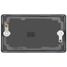 LAP  2-Gang Blanking Plate Black Nickel