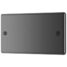 LAP  2-Gang Blanking Plate Black Nickel