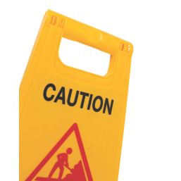 Essentials Caution Work In Progress A-Frame Safety Sign 600mm x 290mm