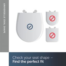 Armitage Shanks S21  Toilet Seat & Cover Duraplast White