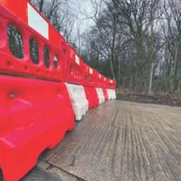 Melba Swintex Mini Double Top 2DTMINIR Barrier Red/White 1115mm