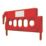 Melba Swintex Mini Double Top 2DTMINIR Barrier Red/White 1115mm