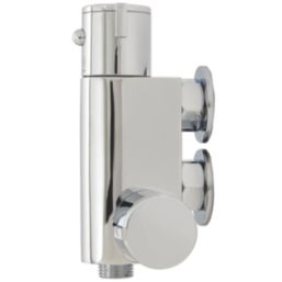 Highlife Bathrooms ASP Exposed Single Outlet Thermostatic Chrome Compact Vertical Bar Shower Valve