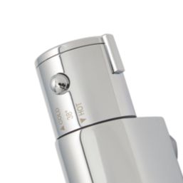 Highlife Bathrooms ASP Exposed Single Outlet Thermostatic Chrome Compact Vertical Bar Shower Valve